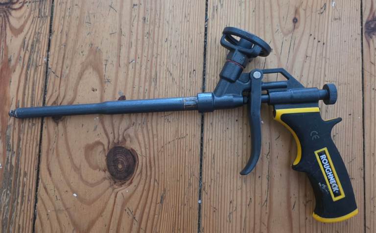 Roughneck PU foam gun, perfect for sealing and insulation projects