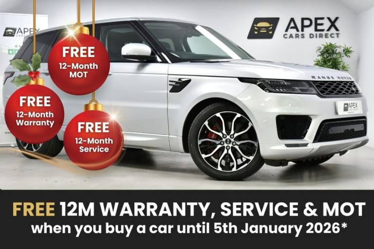 2021 Land Rover Range Rover Sport 2.0 P400e 13.1kWh HSE GPF Dynamic SUV 5dr Petrol Plug-in Hybrid...