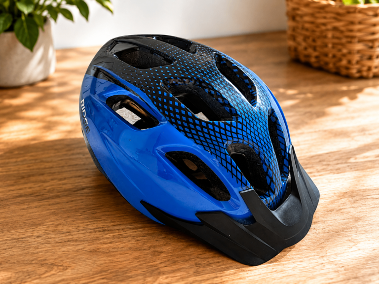 Blue cycle helmet 56 -61cm Halfords