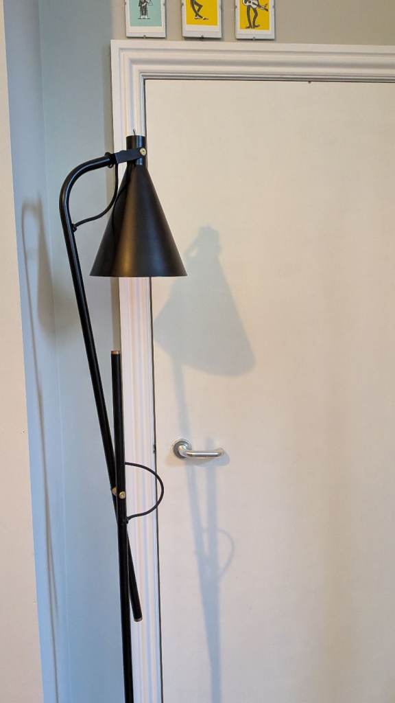 Floor lamp streetlight style reading rechargeable 