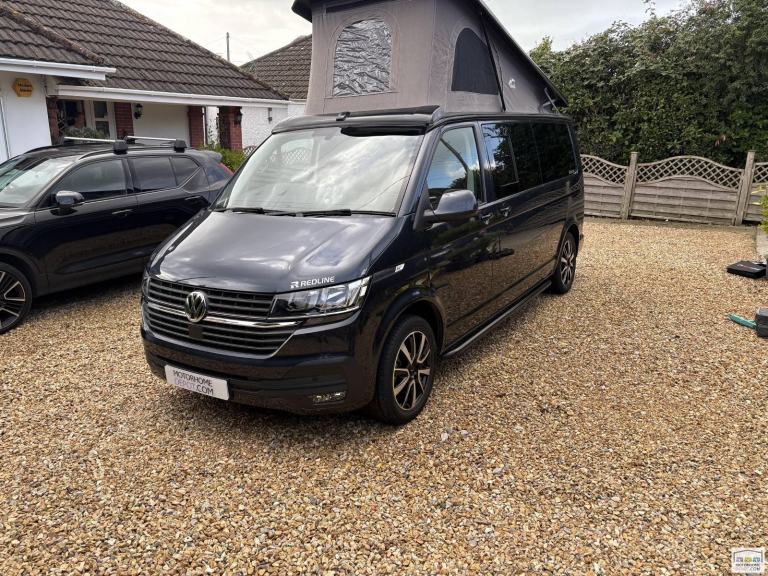 VW Transporter T6.1 Highline 2023 DSG Redline Pop Top Camper, 4 Berth, 5 Seats