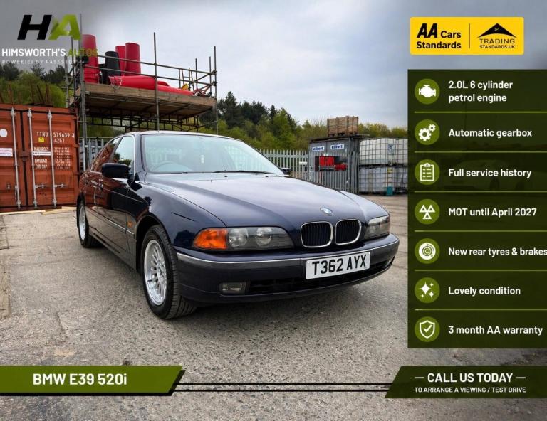  BMW 5 Series 2.0 520i SE 4dr Petrol Automatic