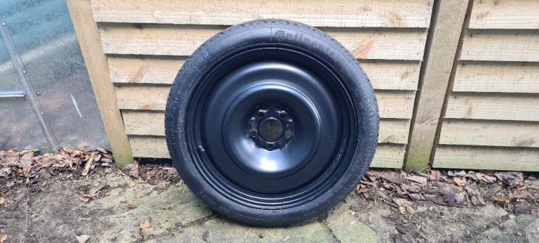 18" Space saver spare wheel with Continental 125/70 R18 99M tyre