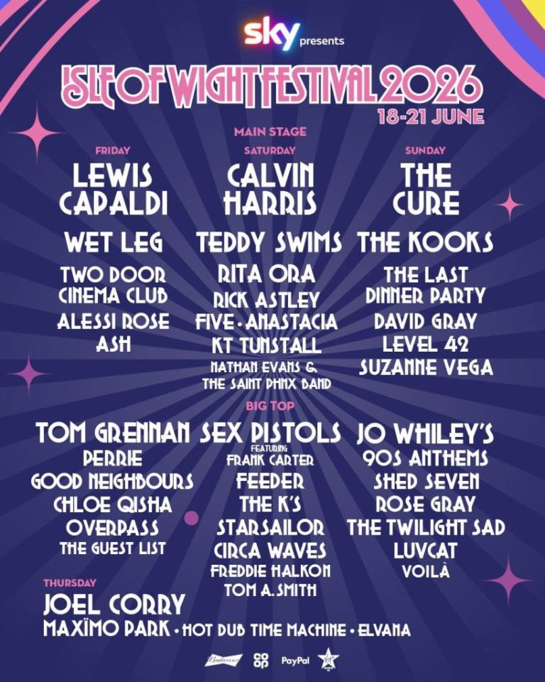 2 x Isle of Wight Festival Weekend Camping Tickets!! 
