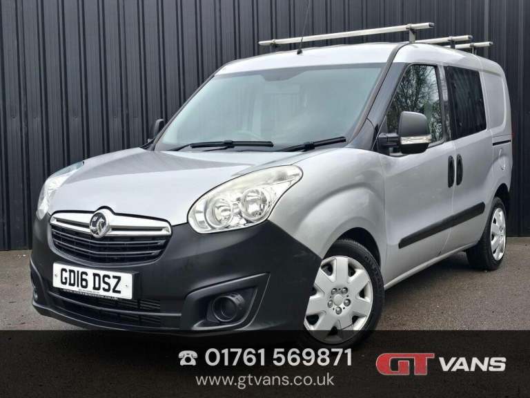 2016 Vauxhall Combo 1.6 Turbo D 2300 105 L1 H1 CrewCab Van WINDOW VAN Diesel Manual