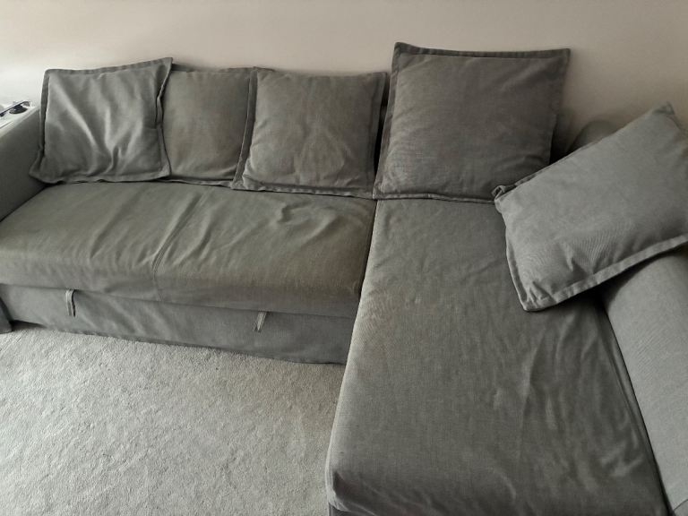 Ikea Holmsund grey sofa bed