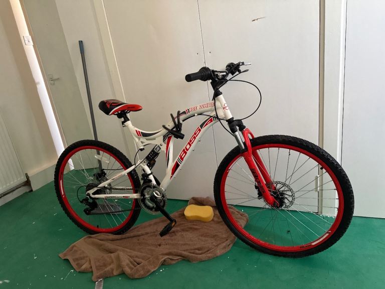 Boss Full Suspension Mountain Bike – 26” Wheels – Good Condition