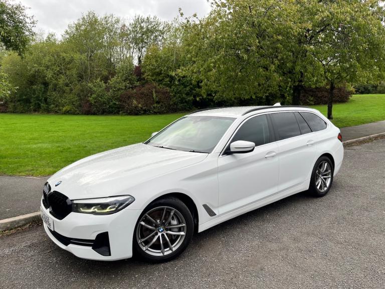 2021 BMW 530D MHT SE TOURING STEPTRONIC XDRIVE WHITE 3.0 DIESEL ESTATE EX POLICE