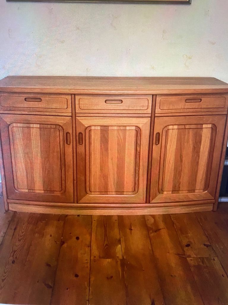 A MID-CENTURY Dyrlund Danish TEAK SIDEBOARD ,GREAT PRE-LOVED CONDITION ,FREE LOCAL DELIVERY 
