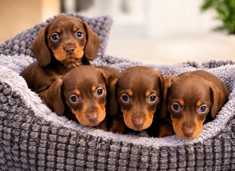 READY NOW  Chocolate and tan miniature dachshunds READY TO LEAVE WEDNESDAY? 21ST OCTOBER
