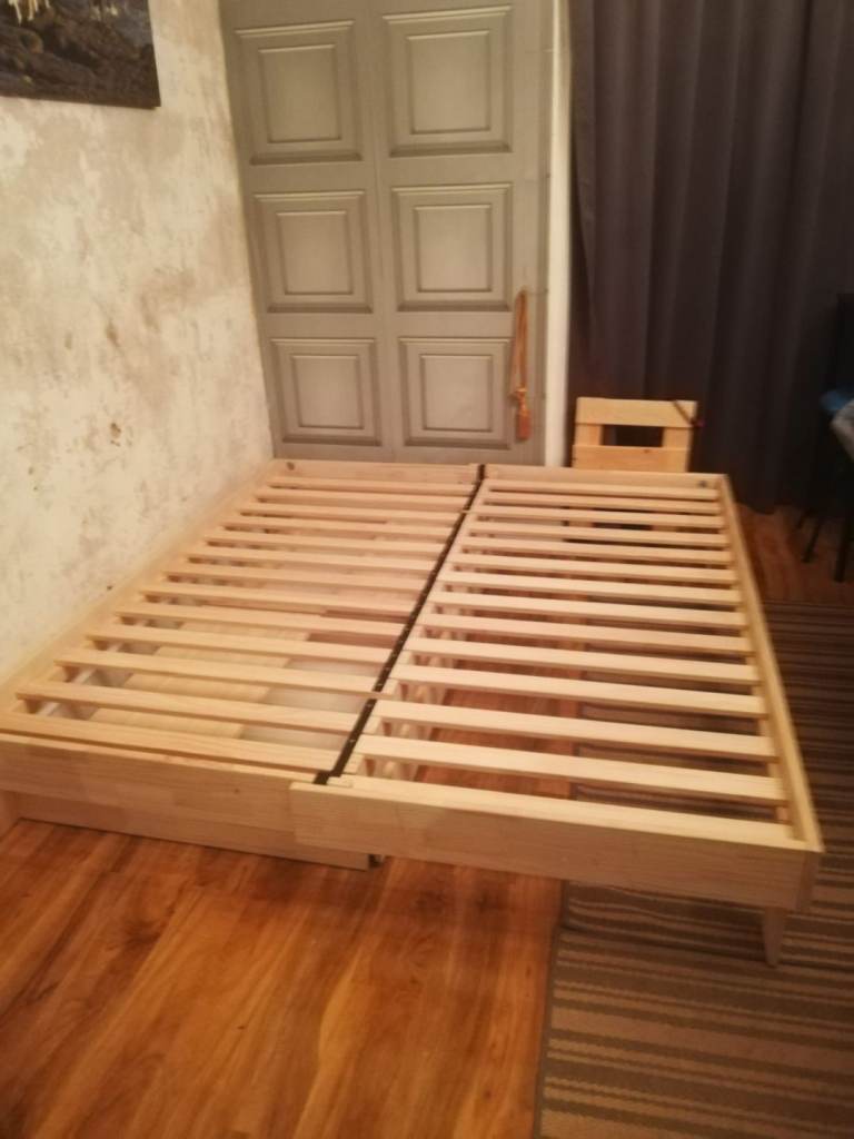 Ikea bed adjustable from single to super king-size 