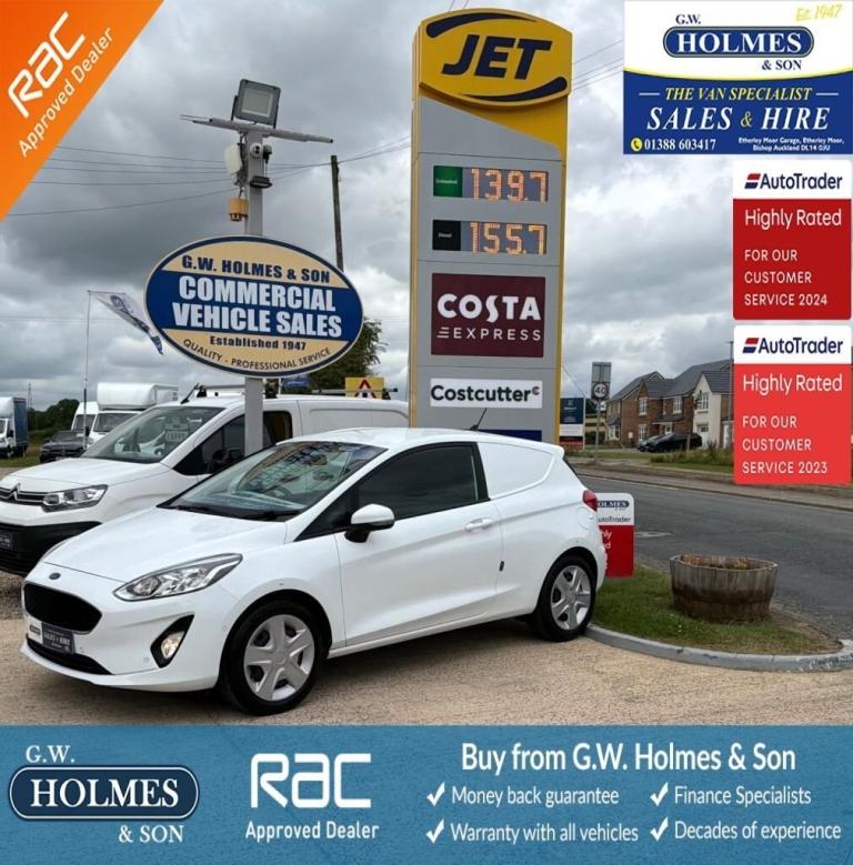 2020 Ford Fiesta VAN 1.5 TDCI 85 BHP **DIRECT MAJOR LEASE**ONLY 43K MILES**FSH** CAR DERIVED VAN ...