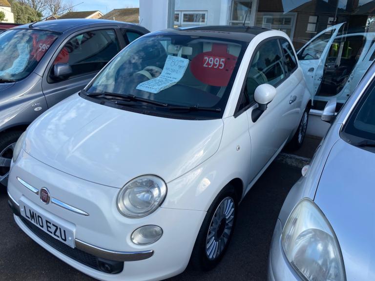 2010 Fiat 500 1.2 Lounge 3dr [Start Stop] HATCHBACK Petrol Manual