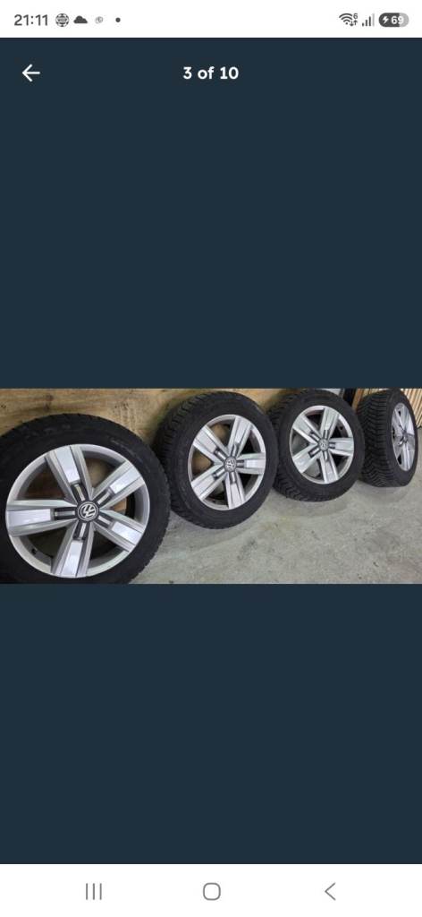 Vw transporter t6.1 alloy wheels 