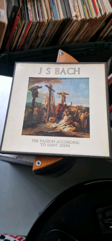 J S Bach Vinyl set of 4 The passion according to Saint John