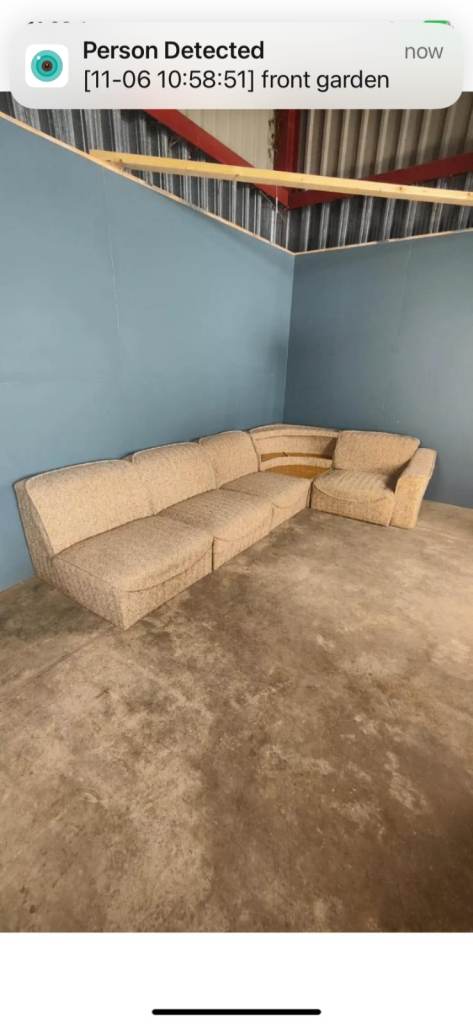 1960s /1970s corner module sofa