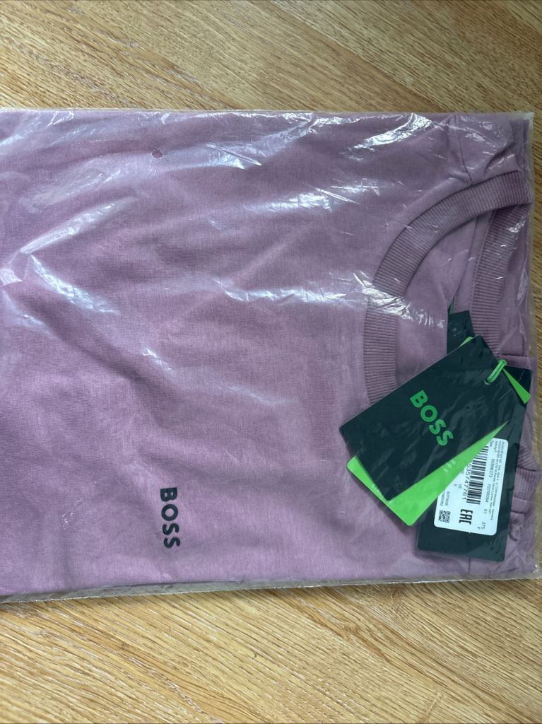 Boss Men’s Short Sleeve T Shirt Medium Purple Size S