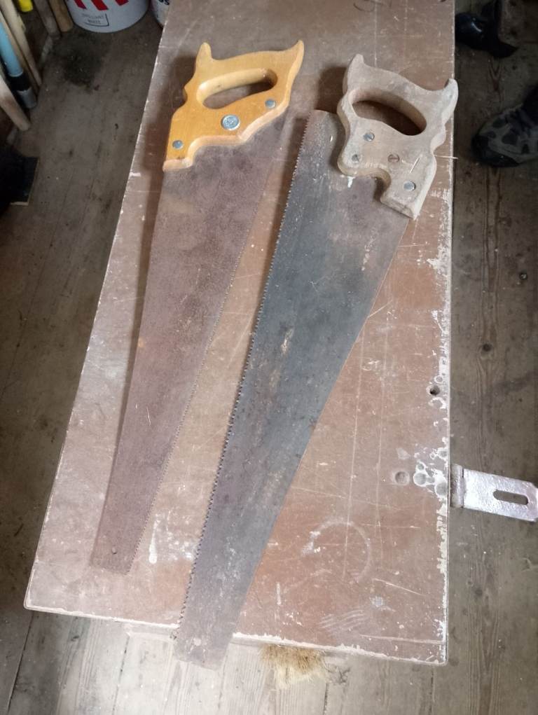 Two Hand Saws for DIY – Fair Condition