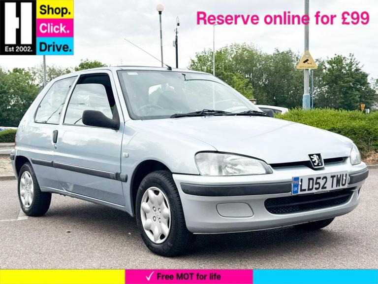 2002 Peugeot 106 1.1 Independence Limited Edition Hatchback 3dr Petrol Manual (145 g/km, 60  HATC...