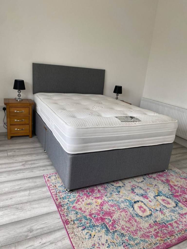 🚚 Today Delivery – Double Bed + Mattress – Cheap & Comfy