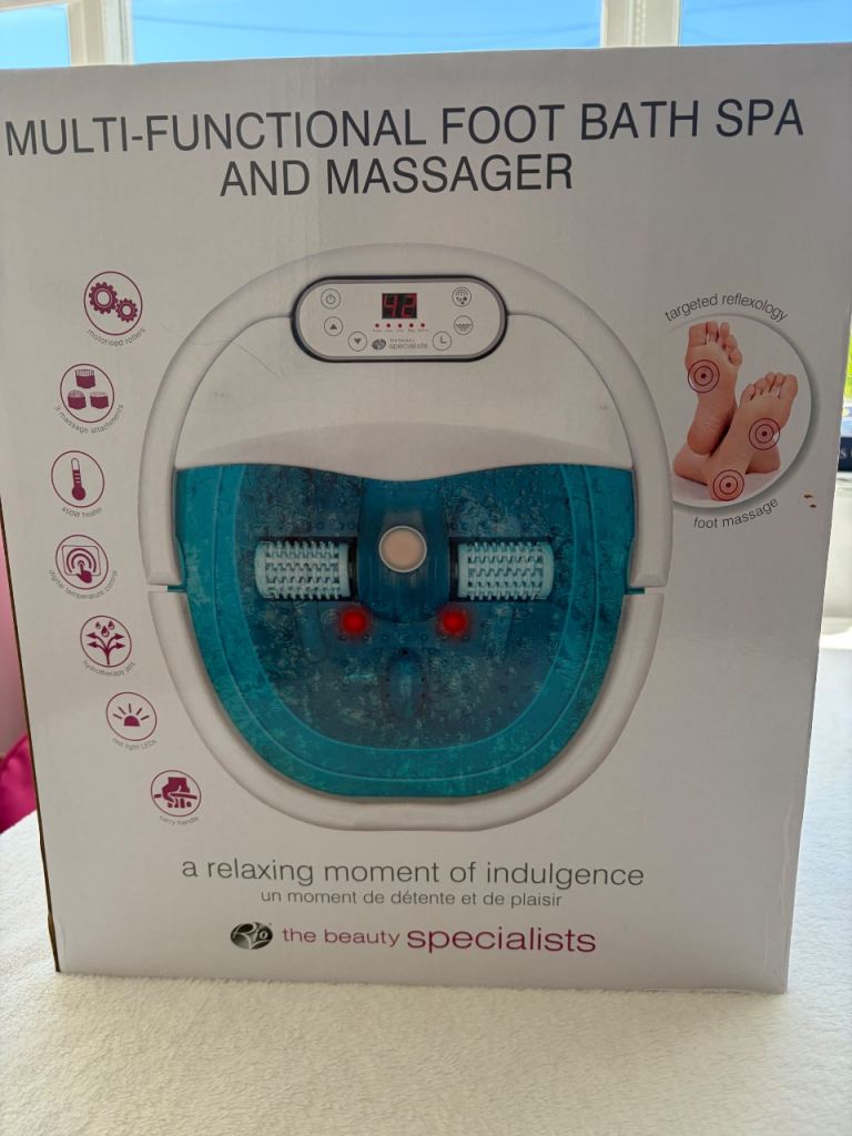 Foot bath spa and massager