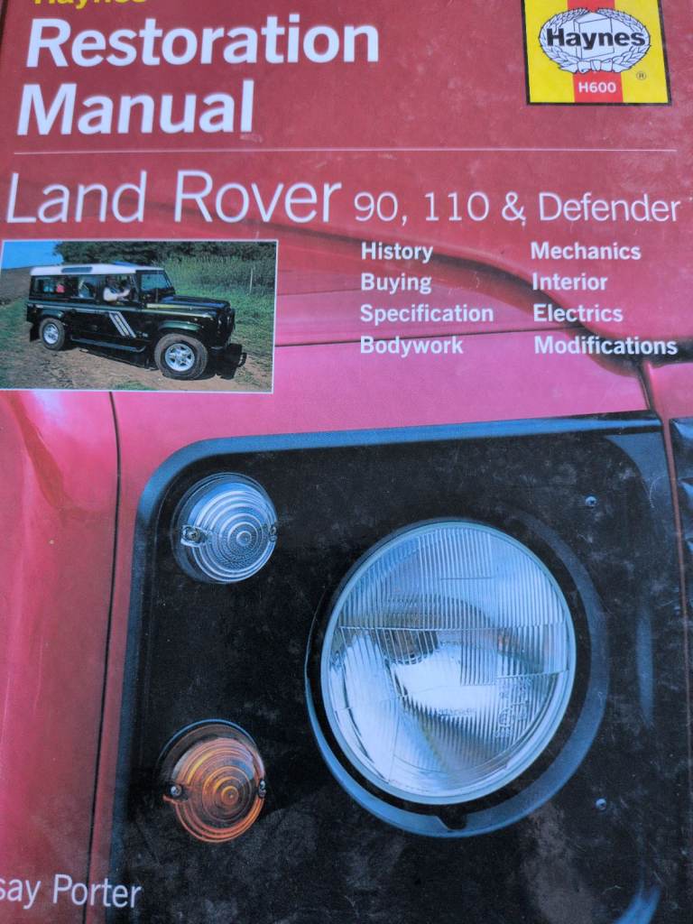 Defender restoration manual 