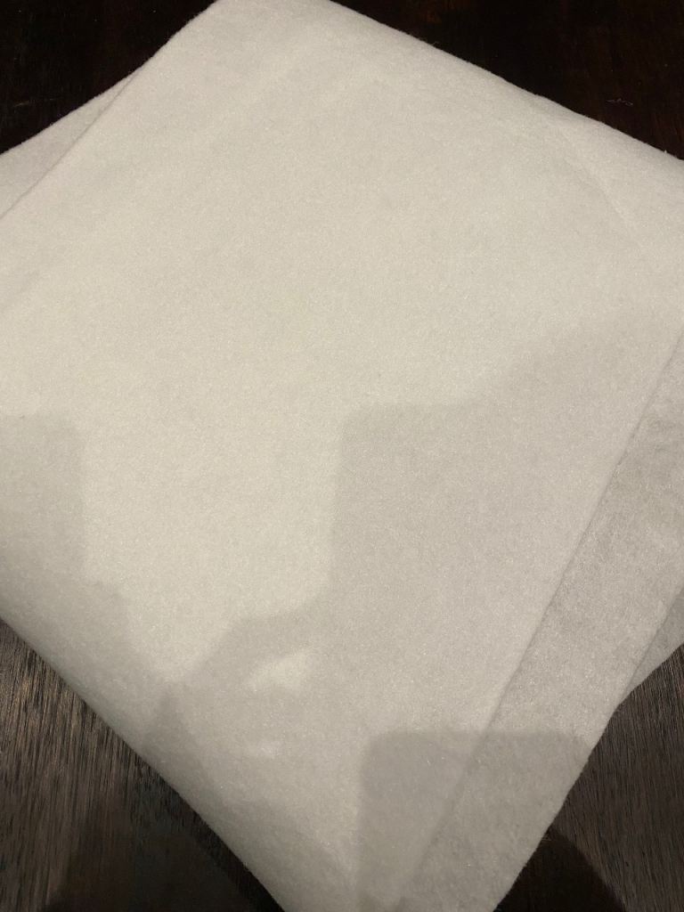 FREE very long piece of white felt