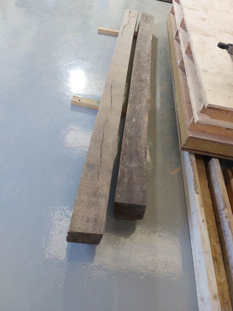 Oak beams 8x8 square 3.6 long 