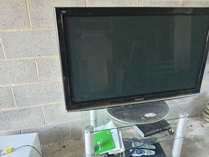 Panasonic Flat Screen TV – Black, Good Condition