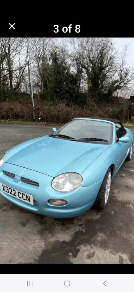 MG, MGF, Convertible, 2000, Manual, 1796 (cc), 2 doors