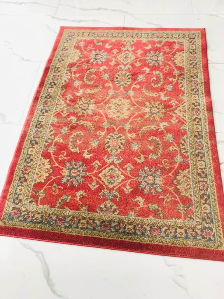 RED PATTERN MADE IN TURKEY RUG