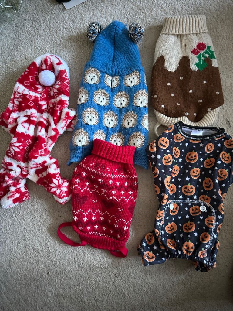 Tiny dog/ puppy Christmas/ Halloween clothes 