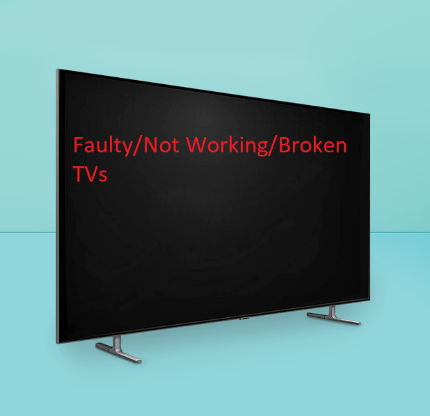 Faulty, broken, smashed, not working TV