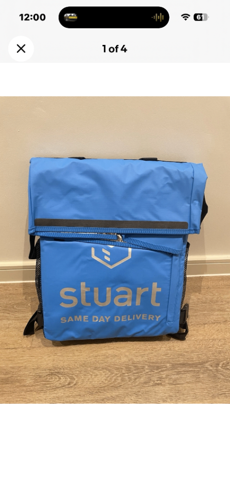 Stuart delivery bag 