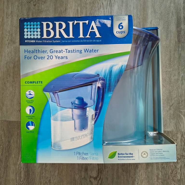 BRITA Water Filter Pitcher - Blue, 6 Cups, New in Box