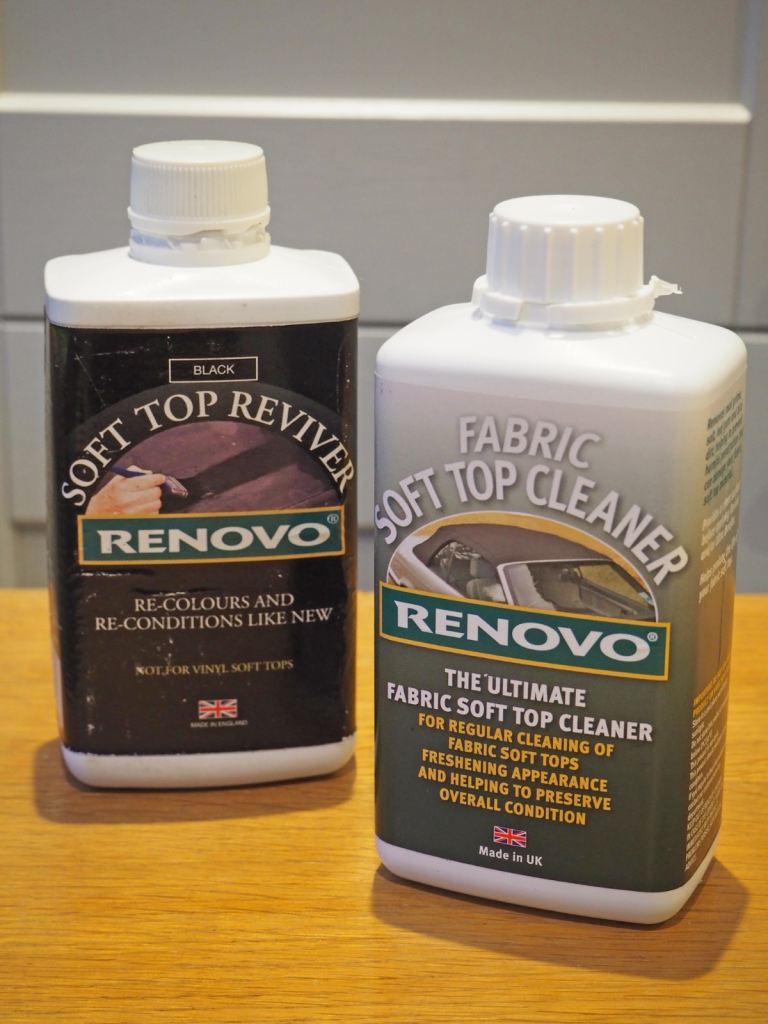 Renovo Soft Top Treatments - Cleaner & Colour Reviver - 2x Bottles 