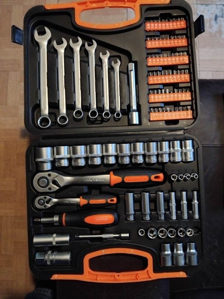 Comprehensive Socket and Spanner Set in Carry Case – Brand new
