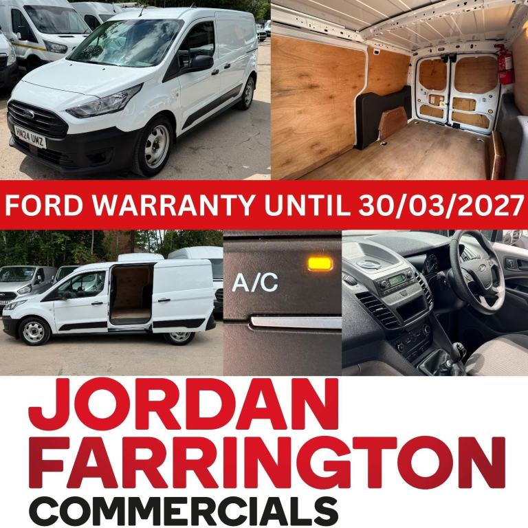 2024 FORD TRANSIT CONNECT 1.5 230 LEADER LWB EURO 6 FORD WARRANTY UNTIL 04/27