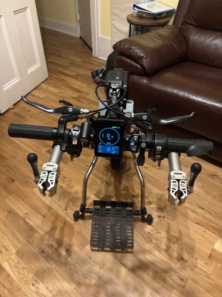 image for Rehasense PAWS City 14” Electric Wheelchair Power Add-On – Manual Clamp, Excellent Condition