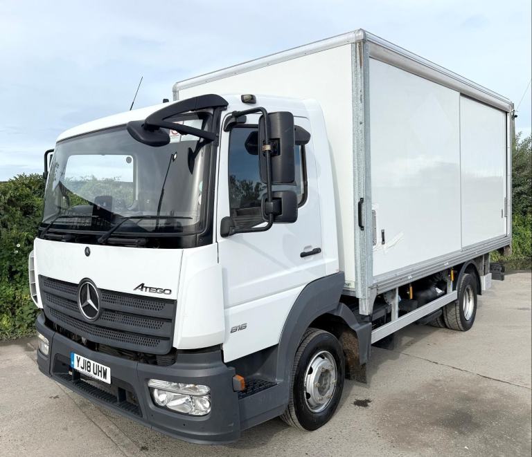 2018 MERCEDES ATEGO 816 SLIDEASIDE BOX VAN 7.5T HORSEBOX EURO-6 72,000 MILES