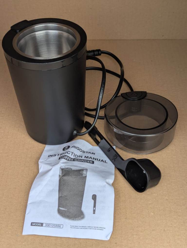 Aigostar Electric Coffee Grinder – Fresh Coffee at Your Fingertips