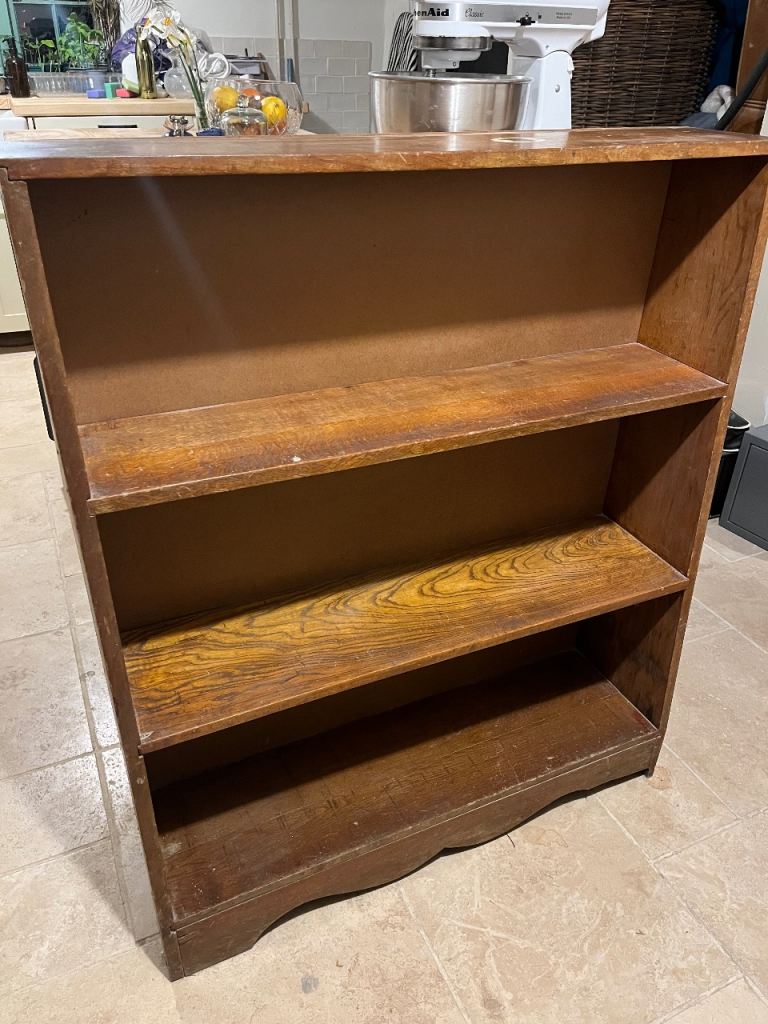 SOLD- Wooden Bookshelf