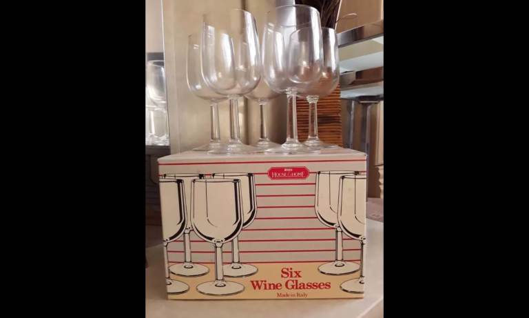 CASH COLLECT ONLY Bristol - NEW* BHS British Home Stores HOUSE & HOME Five* Wine Glasses
