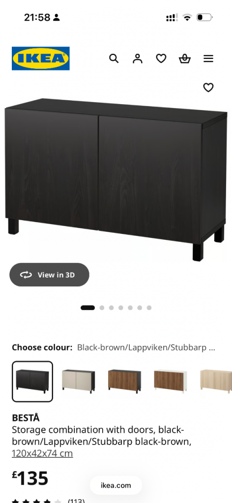 IKEA besta storgae unit