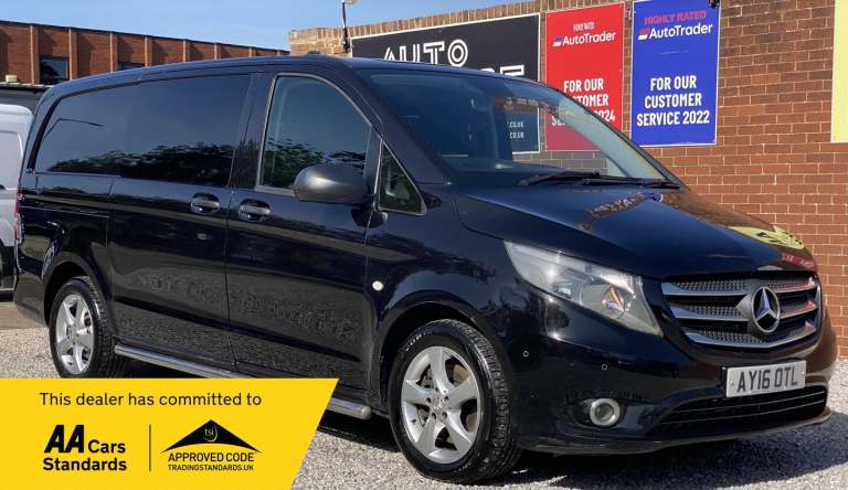  Mercedes-Benz Vito 2.1 119 CDI BlueTEC Sport Crew Van G-Tronic+ RWD L2 Euro 6 (s/s) 5dr (LWB) Di...