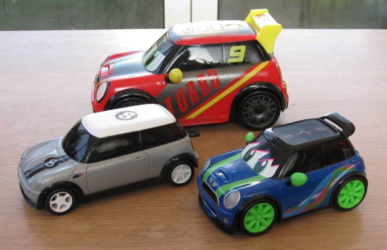 Three Mini Cars Golden Bear Toys. Bundle.
