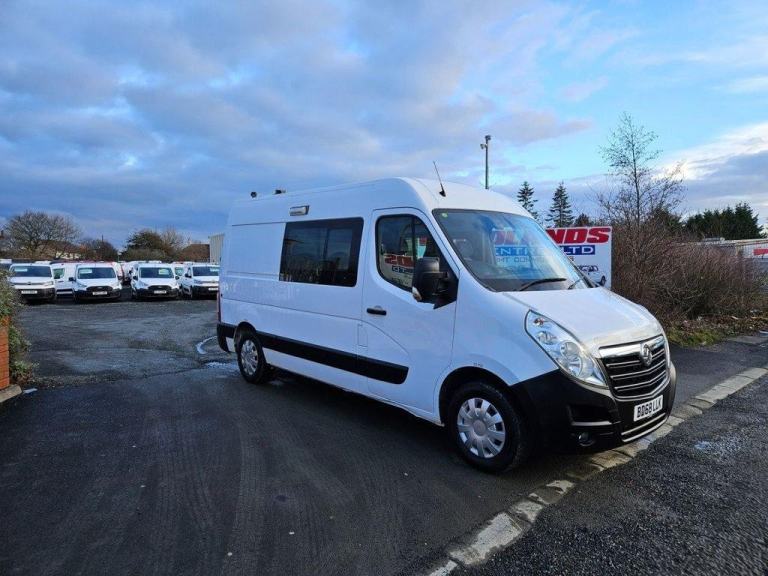 2018 ON A 68 PLATE VAUXHALL MOVANO 2.3CDTI F3500 MWB MESS UNIT ULEZ FREE ZONE