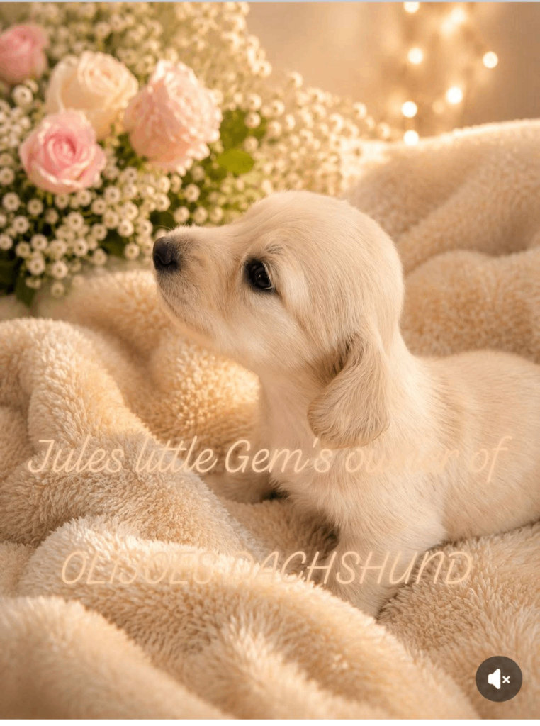 Stunning LH mini dachshund 