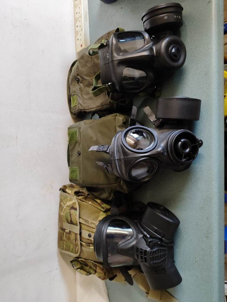 image for 3 x Military Gas Masks