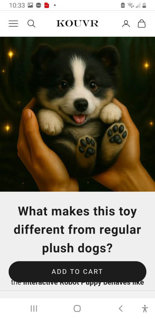 image for Lifelike Toy Dog